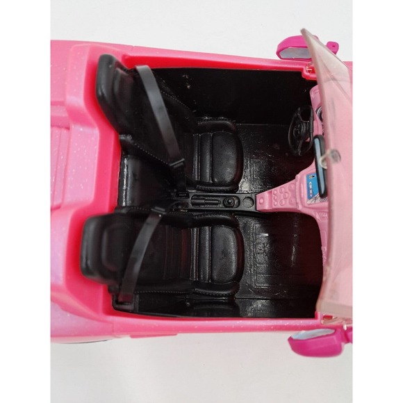 Mattel Barbie Convertible Push Car Pink/Black DVX59 2016 - Picture 8 of 12